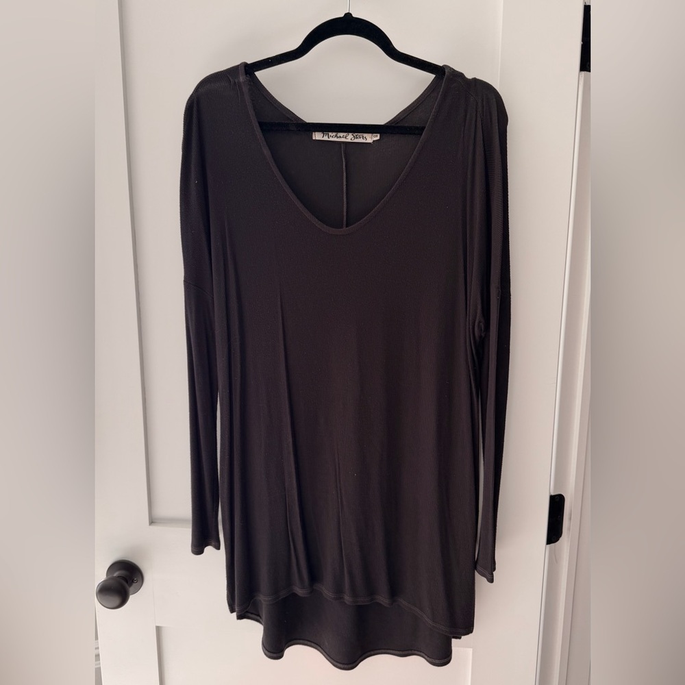 Michael Stars Black Long Sleeve Top